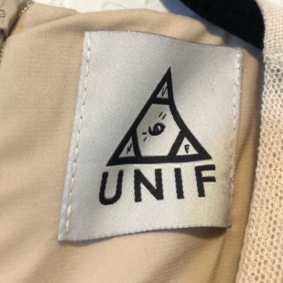 (Not for sale) Beige Mesh Skater Dress - Picture 3 of 3